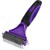 n-d Pet Dematting Comb with 2 Sided Professional Undercoat Rake for Cats   Dogs  Safe Grooming Rake Tool for Easy Mats   Tangles Removing Purple