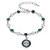 Pro Specialties Group NFL New York Jets Two Tone Crystal Bracelet