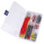 Organizer 840 Pieces Preformed Breadboard Jumper Wire Kit 14 Lengths Assorted Jumper Wire for Breadboard Prototyping Solder Circuits