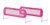 Dream On Me Mesh Bed Rails Pink Small 2 Count