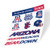University of Arizona NCAA Sticker Vinyl Decal Laptop Water Bottle Car Scrapbook Type 2 Sheet