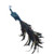 Kurt Adler 18-Inch Decorative Feather Peacock with Clip
