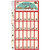 Northcott Quilt Fabrics Spruce Mountain Calendar 24  Panel Red  Red