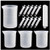 Silicone Measuring Cups - Epoxy Measuring Cups - Resin Cups with Syringe  Epoxy DIY Crafts Tools