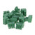 Fielect PCB Terminal Block 25Pcs 300V 8A 3-5mm Pitch 4P Flat Angle Needle Seat Insert-in PCB Terminal Block Connector Green
