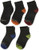 Fruit of the Loom Little Boys  10 Pack Half Cushion Ankle Socks  Black Assort  Shoe Size  92-5 Medium