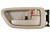 Eynpire 8063 Front-Rear Right Passenger Side Interior Inside Inner Door Handle Beige-Tan Crew Cabs for 2001-2007 Toyota Sequoia  2004-2006 Toyota Tundra Double Cab ONLY
