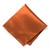 TieMart Burnt Orange Premium Pocket Square