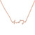 PAVOI 14K Rose Gold Plated Astrology Constellation Horoscope Zodiac Necklace 16-18  - Scorpio