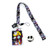 Nightmare Before Christmas Sally and Jack Lanyard With Soft Touch Dangle and Jack Button Pin
