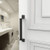 skysen Door Pull Handle for Sliding Barn Door Gate 9  Black605