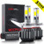 MOSTPLUS 80W 8000lm 4 Sides LED Headlight Kit H4 HB2 9003 Hi/low beams HID 6000K Bulbs-3 Years Warranty