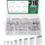 Keadic 316Pcs 8 Sizes Aluminum Crimping Loop Sleeve Metric Assortment Kit for Wire Rope Cable Rigging