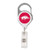 WinCraft NCAA Arkansas Razorbacks Retractable Premium Badge Holder  Team Color  One Size