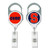 WinCraft NCAA Syracuse Orange Badge HolderPremium Retractable Badge Holder  Team Colors  One Size