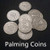 blue-ther 10pcs Super Thin Palming Coins Half Dollar Version Magic Tricks Appearing-Vanishing Coin Magia Accessories Gimmick Props