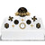 Big Dot of Happiness New Years Eve - Gold - 2021 New Years Eve Party Cake Decorating Kit - Happy New Year Cake Topper Set - 11 Pieces