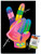 Jason Naylor - Peace Sign Hand Wall Poster with Push Pins