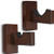 TOBWOLF 2PCS Baseball Bat Display Case  Baseball Bat Hanger Holder  Wall Mount Baseball Bat Horizontal Rack  Baseball Bat Bracket - Brown