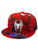 Marvel Comics Mens Spiderman Character Costume Embroidered-Printed Snapback Flatbrim Baseball Cap Hat  Red