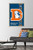 NFL Denver Broncos - Retro Logo 14 Wall Poster with Push Pins