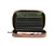 HLILOP Card Cases Genuine Leather Zipper Credit Holder Security Pink Orange Travel Wallet