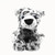 Wishpets 11" Loveable Snow Leopard Stuffed Animal Plush Toys