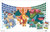 Pokemon - Trio Evolutions Wall Poster with Push Pins