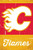 NHL Calgary Flames - Retro Logo 13 Wall Poster with Push Pins