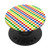 Bright Primary Colors Checkerboard Pattern PopSockets PopGrip  Swappable Grip for Phones   Tablets