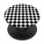 Checkered Black and White Chess Board Checkerboard Pattern PopSockets Grip and Stand for Phones and Tablets