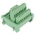 Panel Mounting Power Distribution Module Breakout Board Terminal Block Connector with Simple DIN Rail Mounting feet