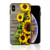 for iPhone XR Silicone Case Protection Shockproof Cover Summer Sunflower On Old Board Wooden Compatible Full Body Phone Case Anti-Scratch Drop Protection Cover