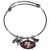 NFL Siskiyou Sports Womens San Francisco 49ers Charm Bangle Bracelet One Size Team Color