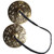 TIbetan Tingsha Meditation Bell - Meditation Chime bells - Tingsha Cymbals Tibetan Buddhist Meditation Yoga Bell Chimes In Gift Box with Instructions To Play Mini  OM