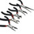5Pcs Jewelry Pliers Craft Jewelry Making Tool Kit Ergonomic Beading Tools  Round Nose Pliers  Bent Nose Pliers  Snipe Nose Pliers  End Cutting Pliers  Wire Side Cutters