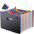 Expanding File Folder 24 Pockets  Multi-Color Accordion A4 Document Organizer with Expandable Wallet Stand  Works on A4 Size and Letter Size