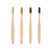 AMDXD Toothbrush 4 Pack Organic Bamboo Toothbrush Soft Nylon Bristle Toothbrush Biodegradable