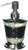 Julia Knight Classic 7" Soap/Lotion Dispenser One Size Caviar