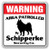 Schipperke Security Sign Area Patrolled by pet Dog Guard watchdog Owner Vet