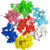 YEJI Assorted 7 Colors  140 Pieces Push Pins Map Flag Push Tacks  for School  Home and Office