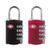 TSA Approved Luggage Lock - 4 Digit Combination Padlock for Travel Luggage Backpack Bag Suitcase Lockers Lock - Pack of 2 Black Red