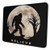 Funny Bigfoot Sasquatch Full Moon Gaming Mouse Pad with Stitched Edge Premium-Textured Mouse Mat Non-Slip Rubber Base Mousepad for Laptop Computer PC 10×12 inch