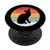 Sphynx Cat Retro Sunset Black Gift For Hairless Cat Lovers PopSockets Grip and Stand for Phones and Tablets