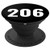 Seattle 206 Area Code PopSockets Grip and Stand for Phones and Tablets