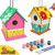Beilunt Art and Crafts for Kids Ages 4-8  2 Packs DIY Bird House Kits for Children Build  Wooden Birdhouse Crafts for Kids Girls Boys Age 4-6-8-12 with Paints   Brushes