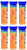 ReliOn Orange Flavor Glucose Tablets - 6 Pack of 10 Tablets Tube