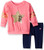Limited Too Baby Girl s 2 Piece Grindle French Terry Top and Legging Set Pants  Stars Multi Color  12M