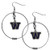NCAA Siskiyou Sports Womens Washington Huskies 2 Inch Hoop Earrings One Size Team Color