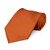 TieMart Boys  Burnt Orange Premium Solid Color Tie